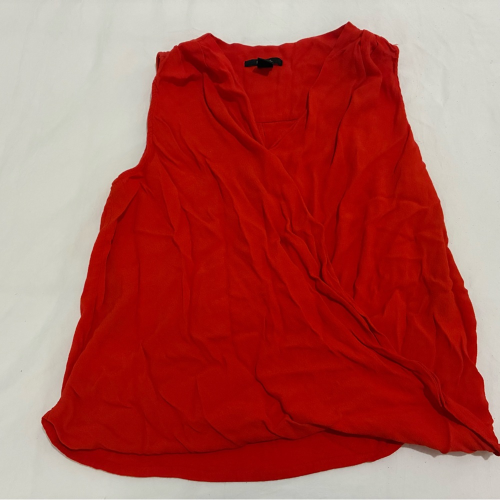 Forever 21 Red A-Line Top Size S Bold Color Casual Going Out